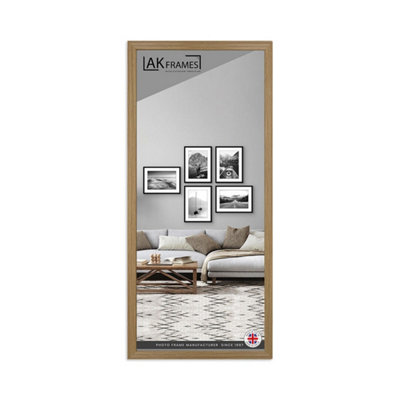 100x50cm Classic Oak Modern Picture Frame - Poster Frame for Photos ...
