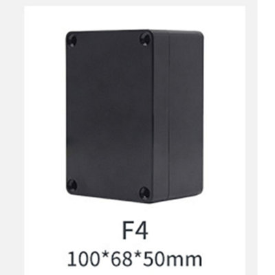100x68x50mm Waterproof Junction Box ABS Electrical Enclosure Black ...