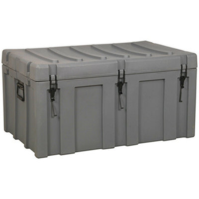 1020 x 620 x 510mm Outdoor Waterproof Storage Box - 237L Heavy Duty Cargo  Case