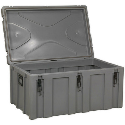1020 x 620 x 510mm Outdoor Waterproof Storage Box - 237L Heavy Duty Cargo Case - 3