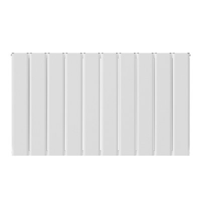 1022mm x 600mm Double Aluminium Panel Radiator in White - Model Mira ...