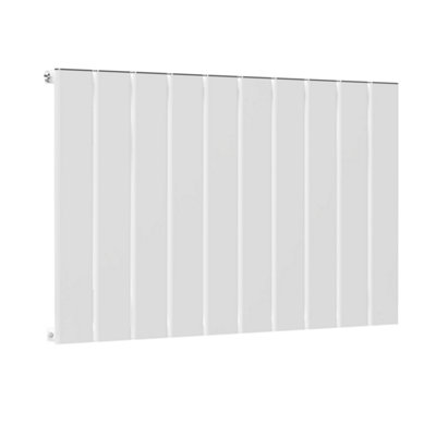 1022mm x 600mm Single Aluminium Panel Radiator in White - Model Lena ...