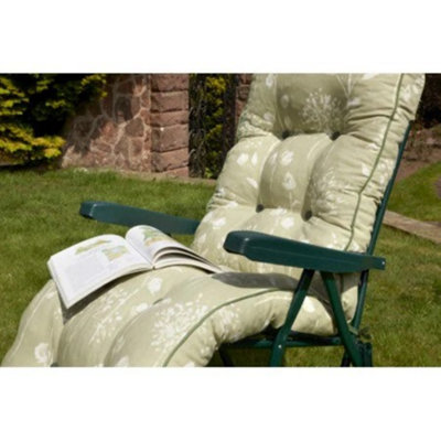 Glendale Garden & Leisure Deluxe Garden Relaxer Replacement Cushion Only- Renaissance Sage from B&Q