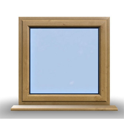 1045mm (W) x 1145mm (H) Wooden Stormproof Window - 1 Window (Opening) - Toughened Safety Glass