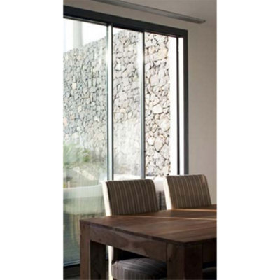 1045mm (W) x 1245mm (H) Aluminium Flush Casement - 1 Right Opening Window - Anthracite Internal & External - 5