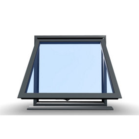 1045mm (W) x 945mm (H) Aluminium Flush Casement Window - 1 Opening Window - Anthracite Internal & External