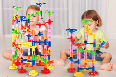 Marble run hot sale 105 pieces