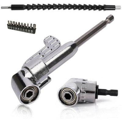 105 Right Angle Drill Adapter Screwdriver Bit Holder Attachment