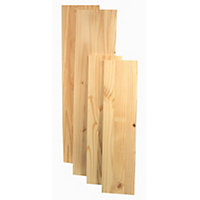 1050x300mm shelf board, solid pine wood, natural sanded