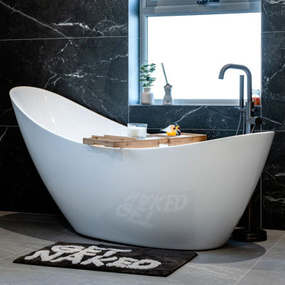 Viktor Benson Elemi Freestanding Slipper Bath from B&Q