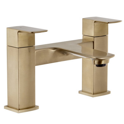  - Eliseo Ricci Vesu Bath FillerBrushed Brass