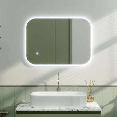 Luca 700 X 500mm Backlit Led Mirror With Demister from B&Q