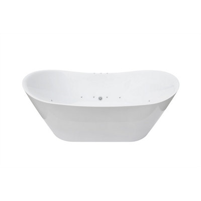 Viktor Benson Taha Freestanding Bath 1800 X 900 X 720mm With Hydro Whirlpool & Air Jets from B&Q