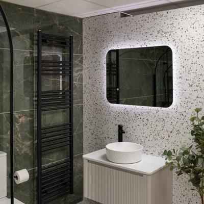 Luca 800 X 600mm Backlit Led Mirror With Demister (21264) from B&Q