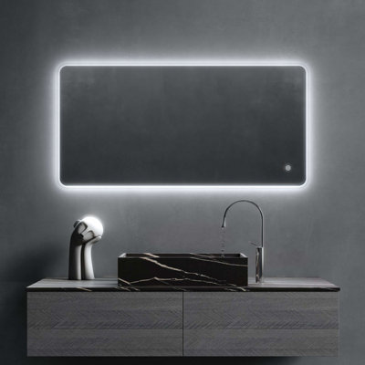 Ariel 1200 X 600mm Led Bathroom Mirror from B&Q