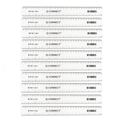 Q-Connect Acrylic Shatter Resistant Ruler 30Cm Clear (Pack Of 10) Kf01107Q from B&Q
