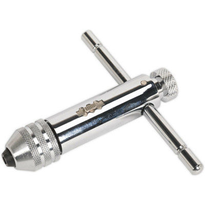 105mm Bi-Directional Ratchet Tap Wrench - Metric M5 to M12 Threading ...