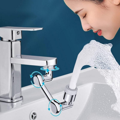 1080 degree Rotating Aerator Tap Universal Anti Splash Filter Tap Dual Mode