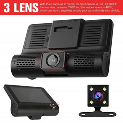 1080P HD Dual Camera Car Video Recorder