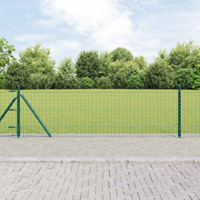 Berkfield Fence Post 52 Pcs Silver 3.2 X 3.2 X 70 Cm Steel from B&Q