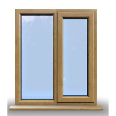 1095mm (W) x 945mm (H) Wooden Stormproof Window - 1/2 Right Opening Window - Toughened Safety Glass - 5