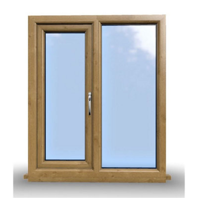 1095mm (W) x 945mm (H) Wooden Stormproof Window - 1/2 Right Opening Window - Toughened Safety Glass - 8