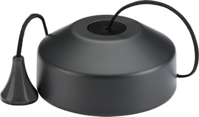 10AX 2-way Pull Cord Switch - Anthracite