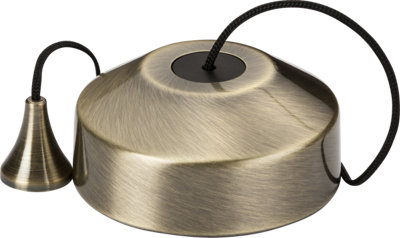 10AX 2-way Pull Cord Switch - Antique Brass