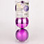 10cm/6Pcs Christmas Baubles Shatterproof Purple,Tree Decorations