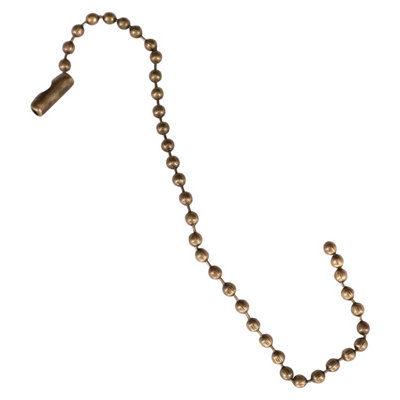 10cm Bronze Metal Chain, Ball Bead Chain Extender, 100pcs