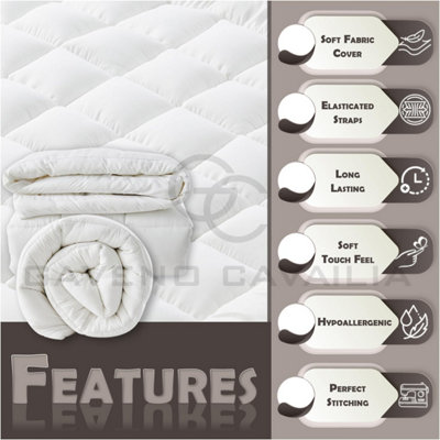 10Cm Mattress Topper Small Double Bed 4 Inches 4Ft Size - 3