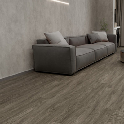 10cm Sample Light Oak Luxury Click SPC Vinyl Flooring - 100% Waterproof ...
