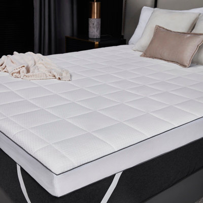 Latex Mattress Topper 180x200, 2/3 Inch Medium Firm with Removable Washable  Cover, Pressure Relief for Back Pain,5cm,90X200cm