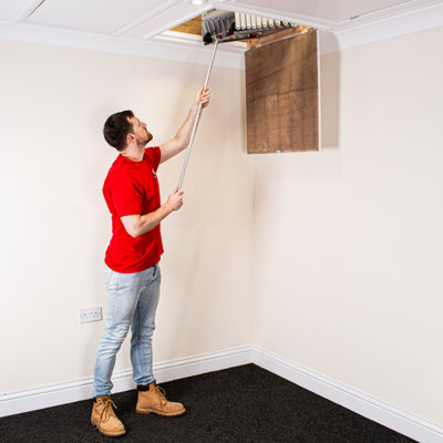 10ft (3.05m) Concertina Aluminium Loft Ladder - 4