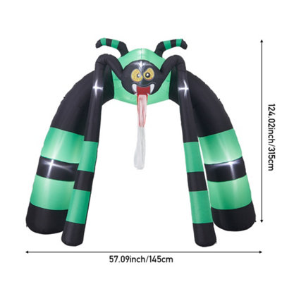 SEASONBLOW 15 Ft Long Halloween Inflatable Serpent Dragon