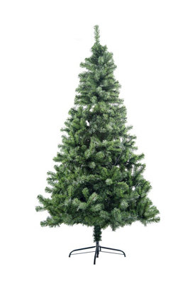 10FT Prelit Green Alaskan Pine Christmas Tree Cool White LEDs - 5