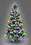 10FT Prelit Green Lapland Fir Christmas Tree Multicolour LEDs