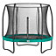 10ft Salta Green Round Comfort Edition Trampoline with Enclosure