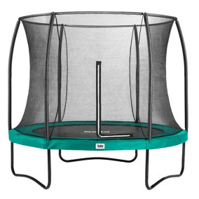 10ft Salta Green Round Comfort Edition Trampoline with Enclosure