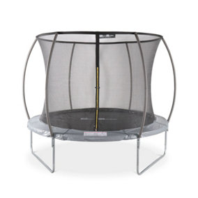 10ft trampoline with inner safety net for optimal safety -  Diam.305 cm - Mars Inner - Grey