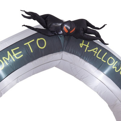 Halloween 9.5’ on sale Jack Skellington, Archway, Short Circuit Led Air Blown Inflatable