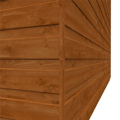10ft x 10ft (2.95m x 2.95m) Wooden Classic Tongue and Groove APEX Summerhouse (12mm T&G Floor + Roof) (10 x 10) (10x10) - 3