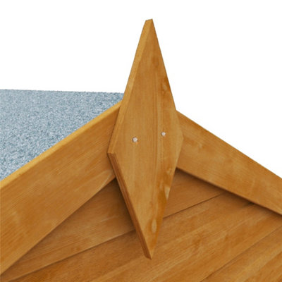 10ft x 10ft (2.95m x 2.95m) Wooden Classic Tongue and Groove APEX Summerhouse (12mm T&G Floor + Roof) (10 x 10) (10x10) - 5