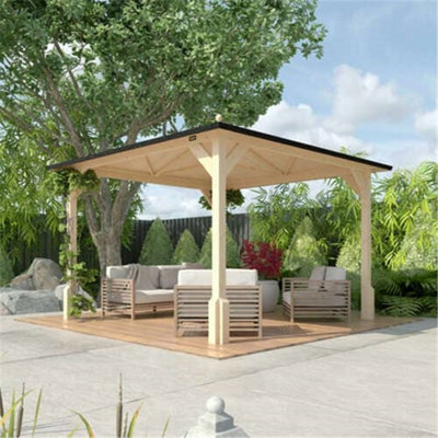 10ft x 10ft (2950mm x 2950mm) Horsforth Billings Garden Roofed Pergola