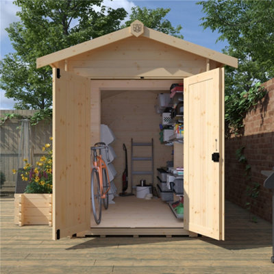 10ft x 6ft (2900mm x 1750mm) Horsforth "The Omaha" 19mm Log Cabin - 3
