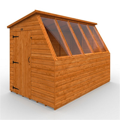 10ft x 6ft (2950mm x 1750mm) Horsforth Shiplap Premier Potting Shed With 5 Windows (12mm Tongue and Groove Floor and Roof)