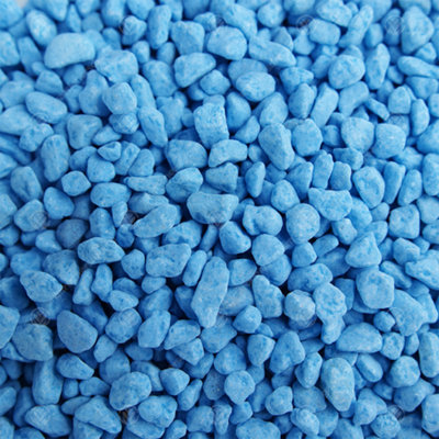 10kg Fluroescent Blue Coloured Plant Pot Garden Gravel - Premium Garden Stones for Decoration