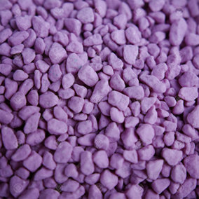 10kg Purple Coloured Aquatic Gravel Premium Natural Bottom Fish Tank Stones
