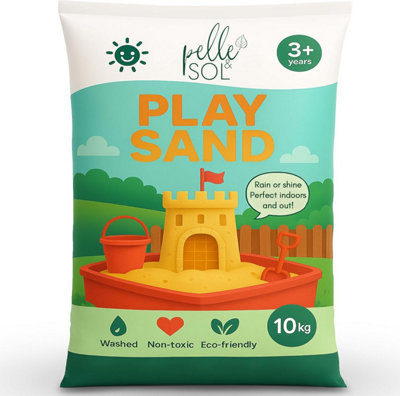 10kg Soft Play Sand for Kids -Fine Sand for Sandpits, Tuff Trays, Water ...