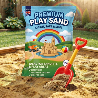 10kg Ultra Soft Clean Kids Play Sand for Sandpits, Trays & Sensory Play